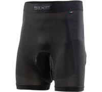 Pantaloncini Leggeri Intimi Con Imbottitura Protettiva Sixs BT-CC2L Nero Dark Grey M-L