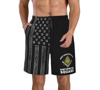 Pantaloncini Meet Upon The Level Masonic Swim Shorts per All'Aperto S