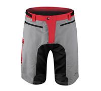 Pantaloncini MTB FORCE 11 W con fondello in gel GRIGIO