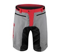 Pantaloncini MTB FORCE 11 W con fondello in gel GRIGIO - Taglia: S