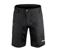 Pantaloncini MTB FORCE 11 W con fondello in gel NERO