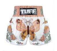 Pantaloncini Muay Thai Wild Thorns in Nero di Tuff Sport, S