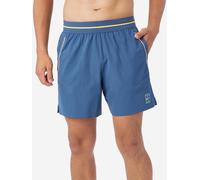 Pantaloncini da tennis da uomo Nike Court Advantage Dri-Fit 6in Tennis - new slate/laser orange/white - Blu (XXL)