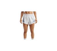 Pantaloncini nike aeroswift 3in con spacco bianco da donna