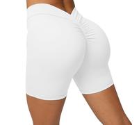 Pantaloncini Palestra Donna Push Up Yoga Leggins Sportivi Donna in Microfibra Pantaloni Corti Vita Alta Push Up Sottogonna Donna Shorts Elastico Intimo Fitness Sport Hot Pant Senza Cuciture