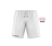 GIVOVA Pantaloncino Capo Interlock Bianco Tg. 3XS