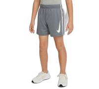 Pantaloncini per ragazzi Nike Boys Dri-Fit Multi+ Graphic Training - smoke grey/white/white - Grigio (XS)