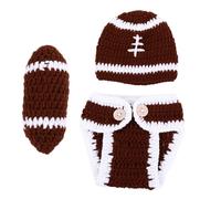 Pantaloncini per maglieria a mano Cappello e costumi per bambini da rugby Kit