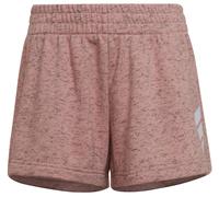 Pantaloncini per ragazze Adidas Girls 3Bar Short - wonmau/white - Bianco, Multicolore (164 cm)