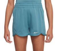 Pantaloncini per ragazze Nike Dri-Fit Breezy High-Waisted Training - mineral teal/white - Turchese (XL)