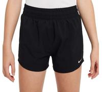 Pantaloncini per ragazze Nike Dri-Fit One High-Waisted Woven Training - black/white - Nero (M)