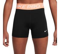 Pantaloncini per ragazze Nike Girls Pro 3in - black/apricot agate/white - Nero (XL)