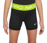 Pantaloncini per ragazze Nike Girls Pro 3in - black/volt/white - Nero (XS)