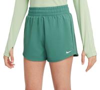 Pantaloncini per ragazze Nike Kids Dri-Fit One High-Waisted Woven Training - bicoastal/white - Verde (XL)