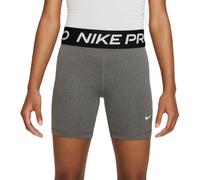 Pantaloncini per ragazze Nike Kids Pro Dri-Fit 5" - carbon heather/white - Grigio (XL)