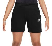 Nike Girl's Pantaloncini G NSW Club Ft 5In Short Lbr, Black/Black/White, FD2919-010, XS