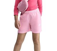 Pantaloncini per ragazze Nike Kids Sportswear Club Fleece 5" - med soft pink/med soft pink/white - Rosa (S)