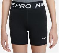 Pantaloncini per ragazze Nike Pro 3in - black/white - Nero (XS)