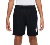 Pantaloncini per ragazzi Nike Boys Dri-Fit Multi+ Graphic Training Shorts - black/white/white - Nero (XS)