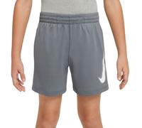 Pantaloncini per ragazzi Nike Boys Dri-Fit Multi+ Graphic Training - smoke grey/white/white - Grigio (XS)