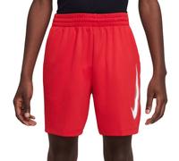Pantaloncini per ragazzi Nike Dri-Fit Multi+ Graphic Training - university red/white/white - Rosso (XS)