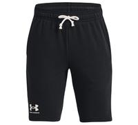 Pantaloncini per ragazzi Under Armour Boys' UA Rival Terry - black/mod gray - Nero (L)