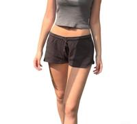 Pantaloncini profondi da donna per y2k estivi per il tempo libero Elastici | Tessuto traspirante, elasticità media, perfetto per rilassarsi, vari colori