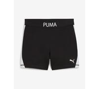 Calzamaglia corta a vita alta PUMA STRONG da 4" da donna, Fitness, Nero, XS XS