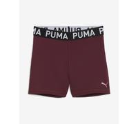 Pantaloncini Puma Strong rosso scuro nero donna - XL