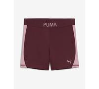 Pantaloncini Puma Strong rosso scuro rosa donna - M