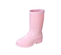 Pantaloncini Rain For Womens Ankle Rainbooot Garden Boot Ladies Rubber Outside Work With Comfort Scarpe Donna Stivali di gomma, Colore: rosa., 40 EU