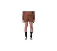 Pantaloncini salomon shkout core 4in marroni da donna