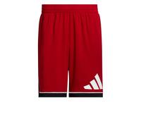 adidas Uomo Basketball Badge of Sport Short, Team Power Red/Black, XXL