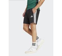 adidas Uomo Essential Three Stripes Single Jersey Short 7IN, Black/White, XL