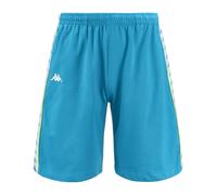 Pantaloncini Shorts UOMO Kappa Banda 222 TREADSI Azzurro Poliestere Cotone