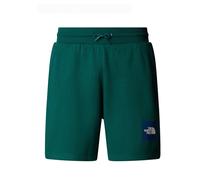 Pantaloncini Shorts UOMO The North Face Box Nse Regular Short Verde Deep Coton