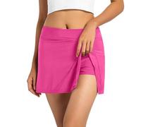 Pantaloncini sportivi da donna, gonna da bagno con guaina a pancia, piatta, pantaloncini da bagno, spaccati a vita alta