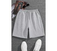 Pantaloncini sportivi da uomo a tinta unita, slim fit, lunghezza 5 pollici, leggeri e elastici, adatti per attività all'aperto come campeggio, jogging, allenamento di basket e gite del fine settimana 