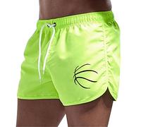 Pantaloncini Sportivi da Uomo Basket Tasche 1 Pezzo Bermuda, Pantalone Corto Sportivo, Leggero Errea Palestra con (Oro, 3XL)