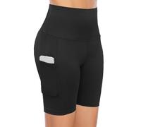 COTOP Pantaloncini Palestra Donna,Shorts Donna Sportivi Biker Shorts Estivi Alta Vita Opachi Cycling Allenamento Shorts Pantaloncini Corti Donna con Tasche per Gym Running Yoga Leggings Corti