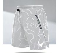 Pantaloncini sportivi estivi casual da uomo con stampa all-over e coulisse in vita, pantaloncini tipo felpa, pantaloncini da running L,M,S,XL,XXLstampa dappertuttoTessuto