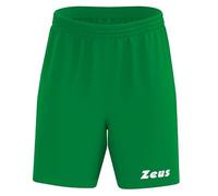Pantaloncini Sportivi Mida Zeus Unisex - Shorts Leggeri e Traspiranti per Calcio, Running, Palestra e Fitness - Design Comodo con Vita Elastico (IT, Testo, XL, Regular, Regular, XL, Verde)