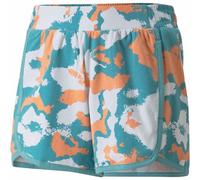 Pantaloncini Sportivi per Bambini Puma Alpha AOP Girls White Verde