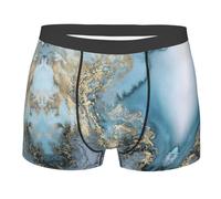 Pantaloncini Stampa in Marmo Traspiranti Intimo Maschile Resistente Mutande Uomo Boxer per attività Commerciale Corsa Camminare L