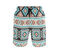 Pantaloncini Sun Astronomy And Astrology Boho Pantaloncini da Bagno Cintura Elastica Costume Uomo Mare Asciugatura Rapid Calzoncini da Bagno per All'Aperto Campeggio Piscina L