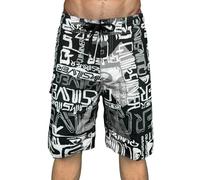 Pantaloncini Surf Uomo Lungo Costume Mare Uomo Bermuda al Ginocchio Costume Fantasia Asciugatura Rapida con Fodera in Rete Costumi da Bagno Lunghi Calzoncini Costumi da Piscina Spiaggia Sportivi