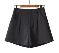 Pantaloncini tuta donna larghi estivi vita alta gamba larga ufficio