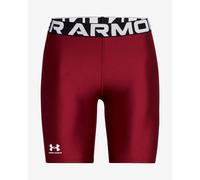 Pantaloncini Under Armour HeatGear Authentics 8" rosso vino donna - L