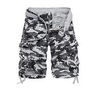 Pantaloncini Uomo Bianchi Bermuda MTB Neri Vita Intero Leggeri Pantalone Golf Moda Risvolto Il Estate Stretch Drawstring Bottoni Hydrogen Split Trasparenti Retroshorts