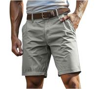 Pantaloncini Uomo Cargo Estivi Bermuda Cargo con Tasche Laterali Pantaloni Corti Slim Fit Multi-Tasche in Cotone Pantaloncini da Lavoro Sportivo Casual Short per Il Tempo Libero Sport Trekking Vacanza